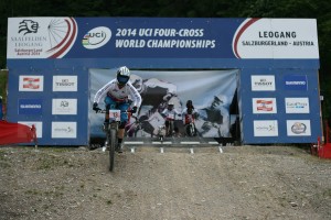 Our General Manager, Cara, at the 2014 4x World Championships in Leogang